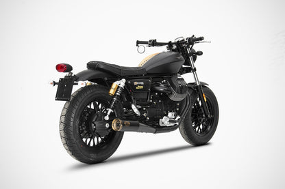 ZARD 'SLIM' Dual Slip-on Exhaust for Moto Guzzi V9 Bobber & Roamer