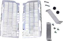 DEVOL Radiator Guards - Brushed Aluminum - Honda 0101-1201