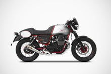 ZARD Dual Slip-on Exhaust for Moto Guzzi V7 II Racer