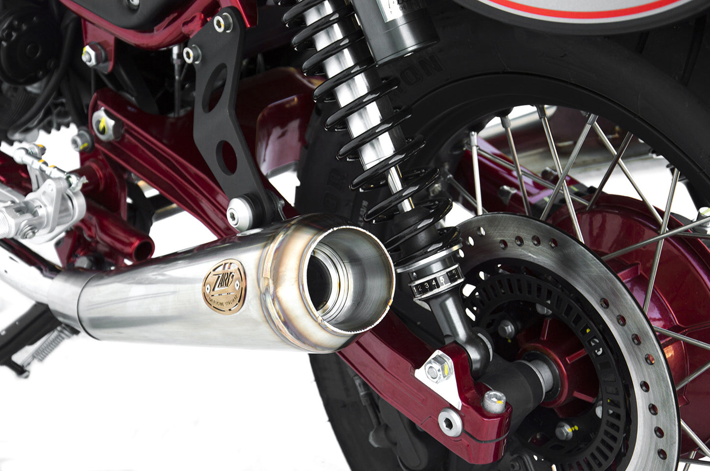 ZARD Dual Slip-on Exhaust for Moto Guzzi V7 II Racer