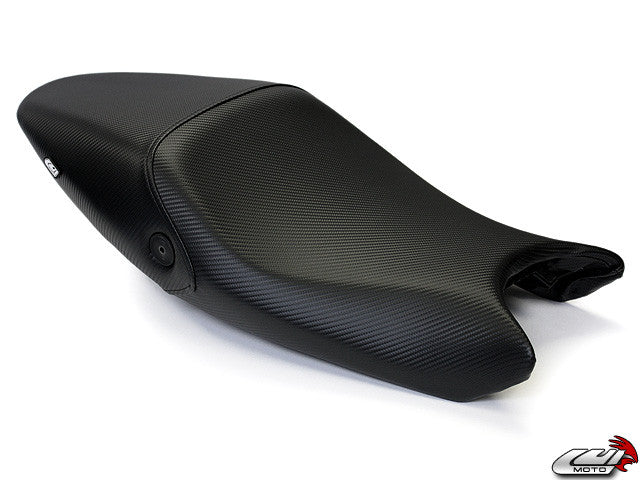 LUIMOTO (Baseline) Rider Seat Cover for the DUCATI MONSTER 1100 / 796 / 795 / 696
