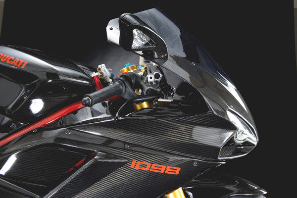 CARBONDRY - DUCATI 848 / 1098 & 1198 CARBON FIBER HEADLIGHT FAIRING