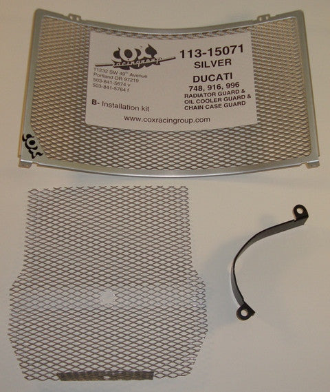 Cox Racing Radiator Guards for the Ducati 748 (94-02)   916 (94-98) and 996 (99-02)
