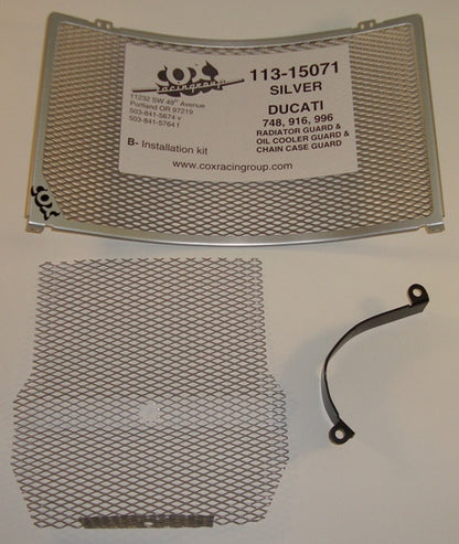 Cox Racing Radiator Guards for the Ducati 748 (94-02)   916 (94-98) and 996 (99-02)