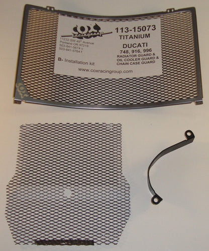Cox Racing Radiator Guards for the Ducati 748 (94-02)   916 (94-98) and 996 (99-02)