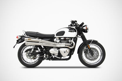 ZARD 2-2 High Mount Full Exhaust System for the Bonneville T-120 (2016+)