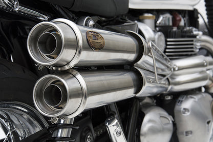 ZARD 2-2 High Mount Full Exhaust System for the Bonneville T-120 (2016+)