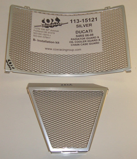 Cox Racing Radiator Guards for the Ducati Monster S4RS / S4RT (06-08)