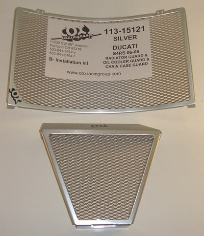 Cox Racing Radiator Guards for the Ducati Monster S4RS / S4RT (06-08)