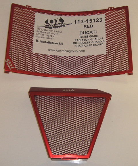 Cox Racing Radiator Guards for the Ducati Monster S4RS / S4RT (06-08)