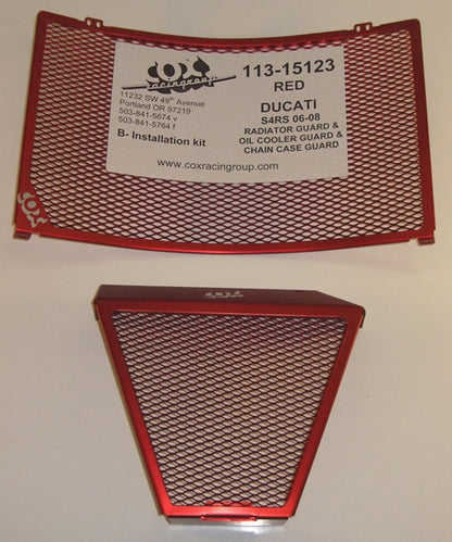 Cox Racing Radiator Guards for the Ducati Monster S4RS / S4RT (06-08)