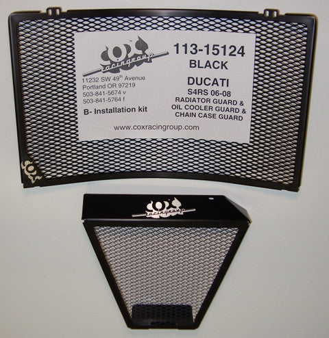 Cox Racing Radiator Guards for the Ducati Monster S4RS / S4RT (06-08)