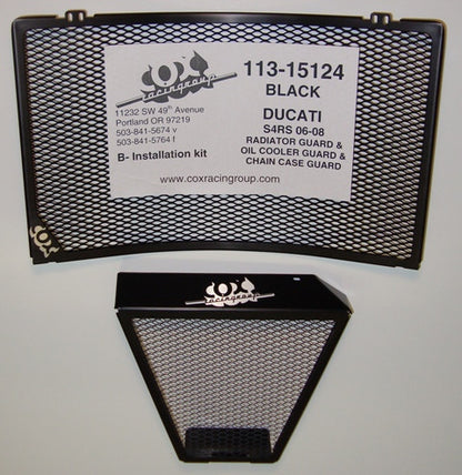 Cox Racing Radiator Guards for the Ducati Monster S4RS / S4RT (06-08)