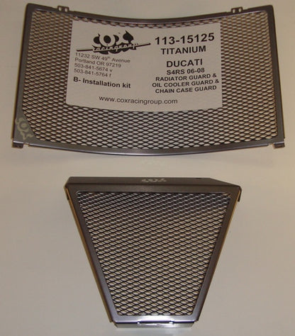 Cox Racing Radiator Guards for the Ducati Monster S4RS / S4RT (06-08)