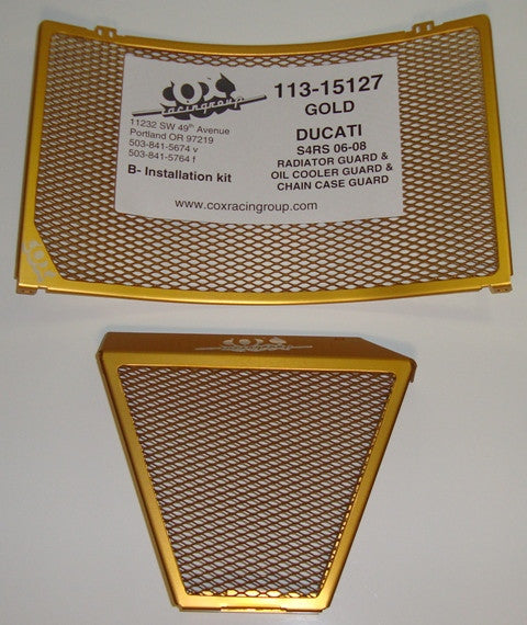 Cox Racing Radiator Guards for the Ducati Monster S4RS / S4RT (06-08)