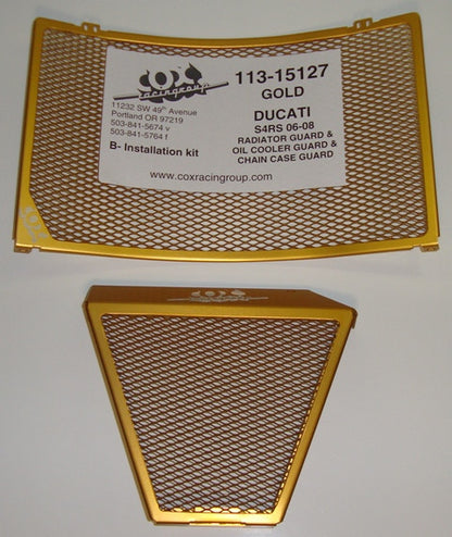 Cox Racing Radiator Guards for the Ducati Monster S4RS / S4RT (06-08)