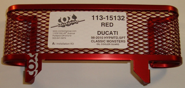 Cox Racing Oil Cooler Guard Kit for the Ducati Hypermotard 1100, Sport Classic's, Monster 750/800/900/1000 and S2R 1000 (02-09)