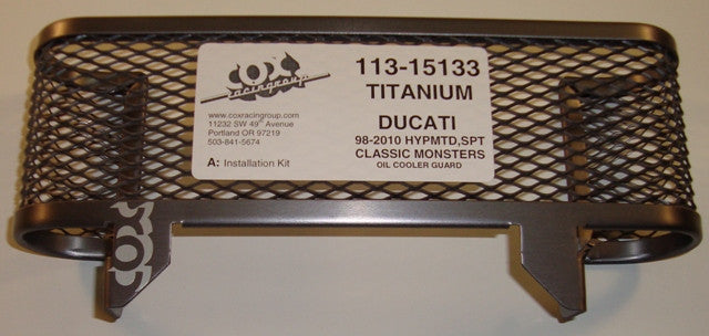 Cox Racing Oil Cooler Guard Kit for the Ducati Hypermotard 1100, Sport Classic's, Monster 750/800/900/1000 and S2R 1000 (02-09)