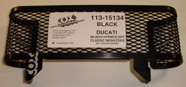 Cox Racing Oil Cooler Guard Kit for the Ducati Hypermotard 1100, Sport Classic's, Monster 750/800/900/1000 and S2R 1000 (02-09)