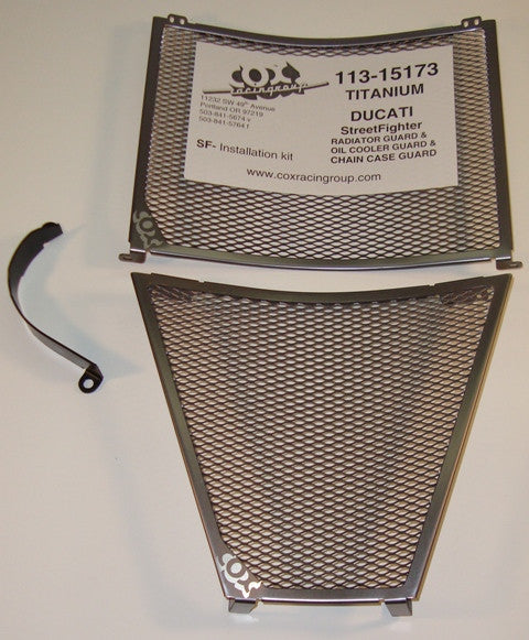 Cox Racing Radiator Guards for the Ducati Streetfighter (09-13)