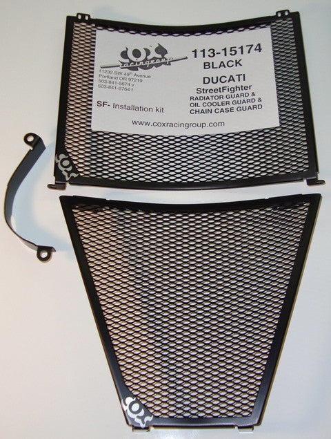 Cox Racing Radiator Guards for the Ducati Streetfighter (09-13)