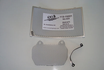 Cox Racing Radiator Guards for the Ducati 998 (02-04)