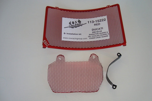 Cox Racing Radiator Guards for the Ducati 998 (02-04)