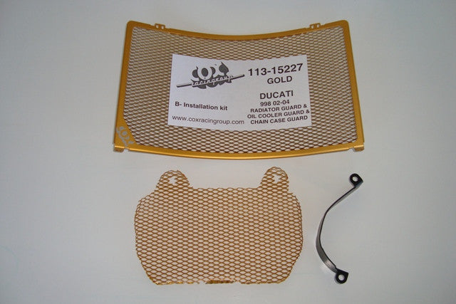 Cox Racing Radiator Guards for the Ducati 998 (02-04)