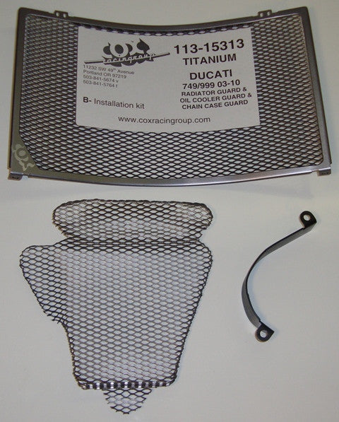 Cox Racing Radiator Guards for the Ducati 999 / 749