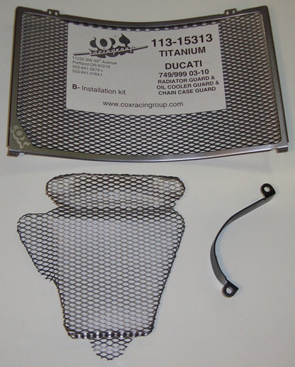 Cox Racing Radiator Guards for the Ducati 999 / 749
