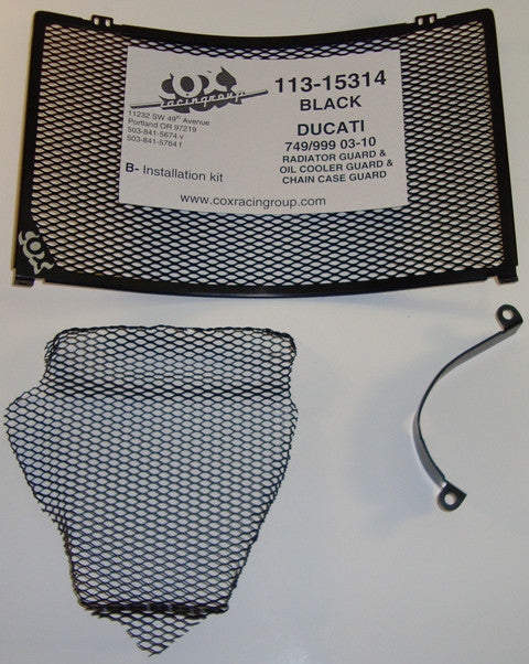 Cox Racing Radiator Guards for the Ducati 999 / 749