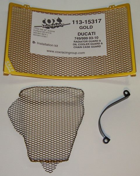 Cox Racing Radiator Guards for the Ducati 999 / 749