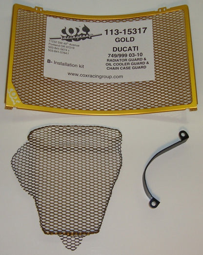 Cox Racing Radiator Guards for the Ducati 999 / 749
