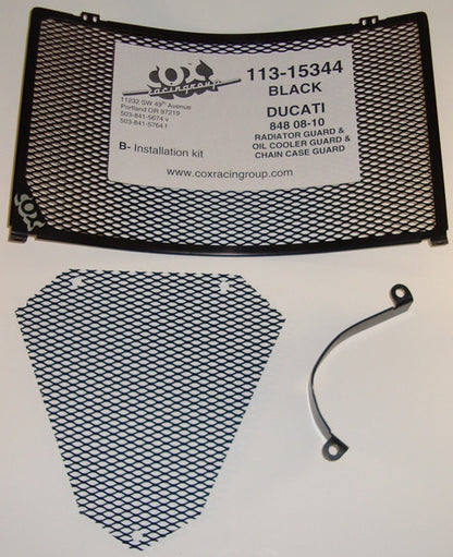 Cox Racing Radiator Guards for the Ducati 848 (08-09)