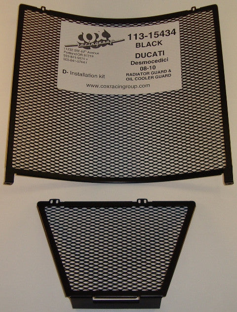 Cox Racing Radiator Guards for the Ducati Desmosedici RR