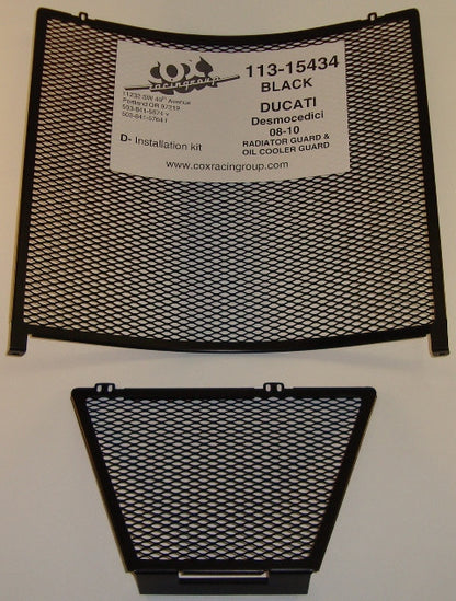Cox Racing Radiator Guards for the Ducati Desmosedici RR