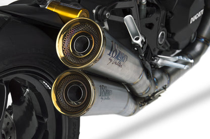 ZARD Full 2-1-2 Exhaust for 2016+ Ducati Monster 1200 R and  2017+ Monster 1200 / S