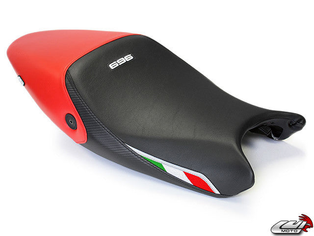 LUIMOTO Team Italia Rider Seat Cover for the DUCATI MONSTER 1100 / 796 / 795 / 696