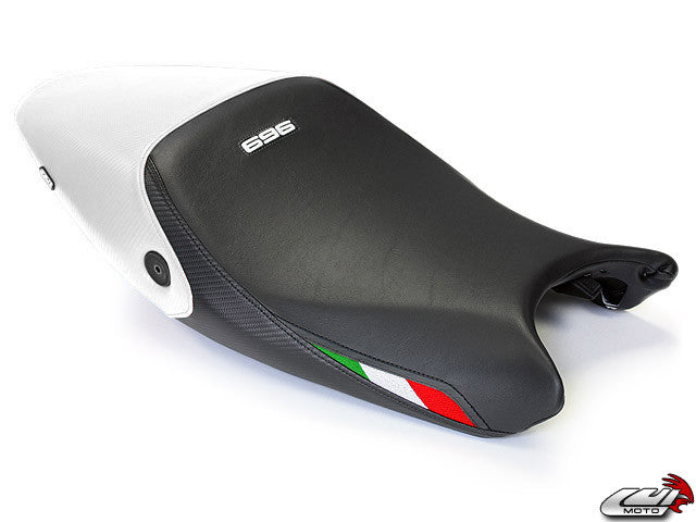 LUIMOTO Team Italia Rider Seat Cover for the DUCATI MONSTER 1100 / 796 / 795 / 696