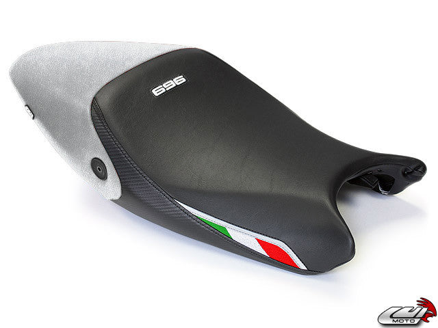 LUIMOTO Team Italia Rider Seat Cover for the DUCATI MONSTER 1100 / 796 / 795 / 696