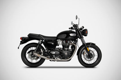 ZARD "SLIM" Long Dual Slip ons for the Bonneville T120 / T100 (2021+)