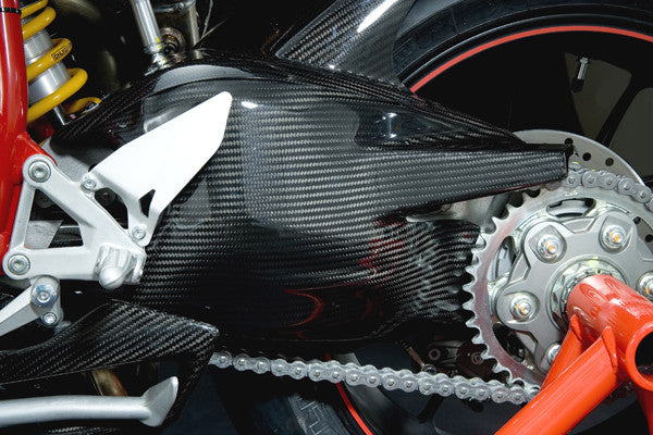 CARBONDRY - DUCATI 848 / 1098 & 1198 CARBON FIBER SWINGARM COVER