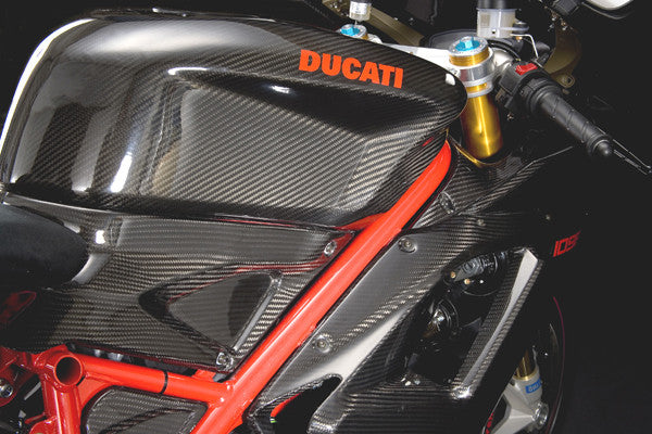 CARBONDRY - DUCATI 848 / 1098 & 1198 CARBON FIBER GAS TANK COVER