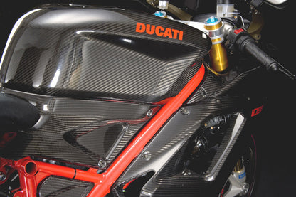CARBONDRY - DUCATI 848 / 1098 & 1198 CARBON FIBER GAS TANK COVER