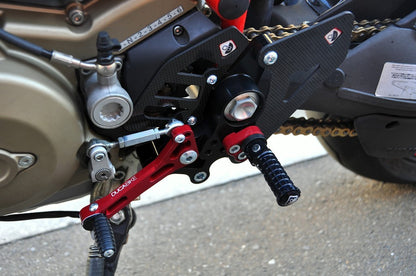 DBK Special Parts (Ducabike) Adjustable Rearsets for the Ducati Hypermotard 796/1100 and Multistrada 620/1000/1100