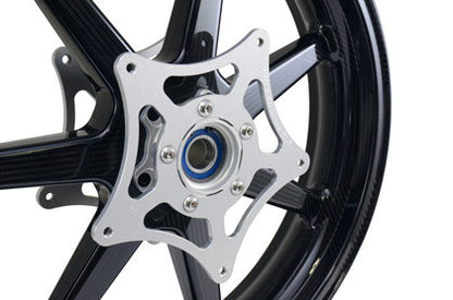 BST Panther TEK 7 Spoke Carbon Fiber Front Wheel for the BMW R nineT (2017+) - w/ Hub Mounted ABS ring - 3.5 x 17