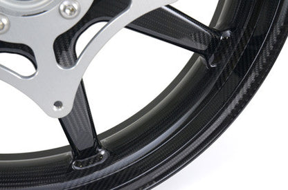 BST Panther TEK 7 Spoke Carbon Fiber Front Wheel for the BMW R nineT (2017+) - w/ Hub Mounted ABS ring - 3.5 x 17