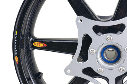 BST Panther TEK 7 Spoke Carbon Fiber Front Wheel for the BMW R nineT (2017+) - w/ Hub Mounted ABS ring - 3.5 x 17