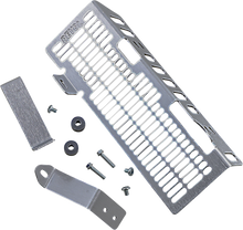 DEVOL Radiator Guard - Brushed Aluminum - Honda 0101-1101