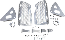 DEVOL Radiator Guards - Brushed Aluminum - Honda 0101-1213